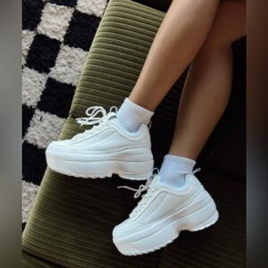 Princess Polly Lily Sneakers White
